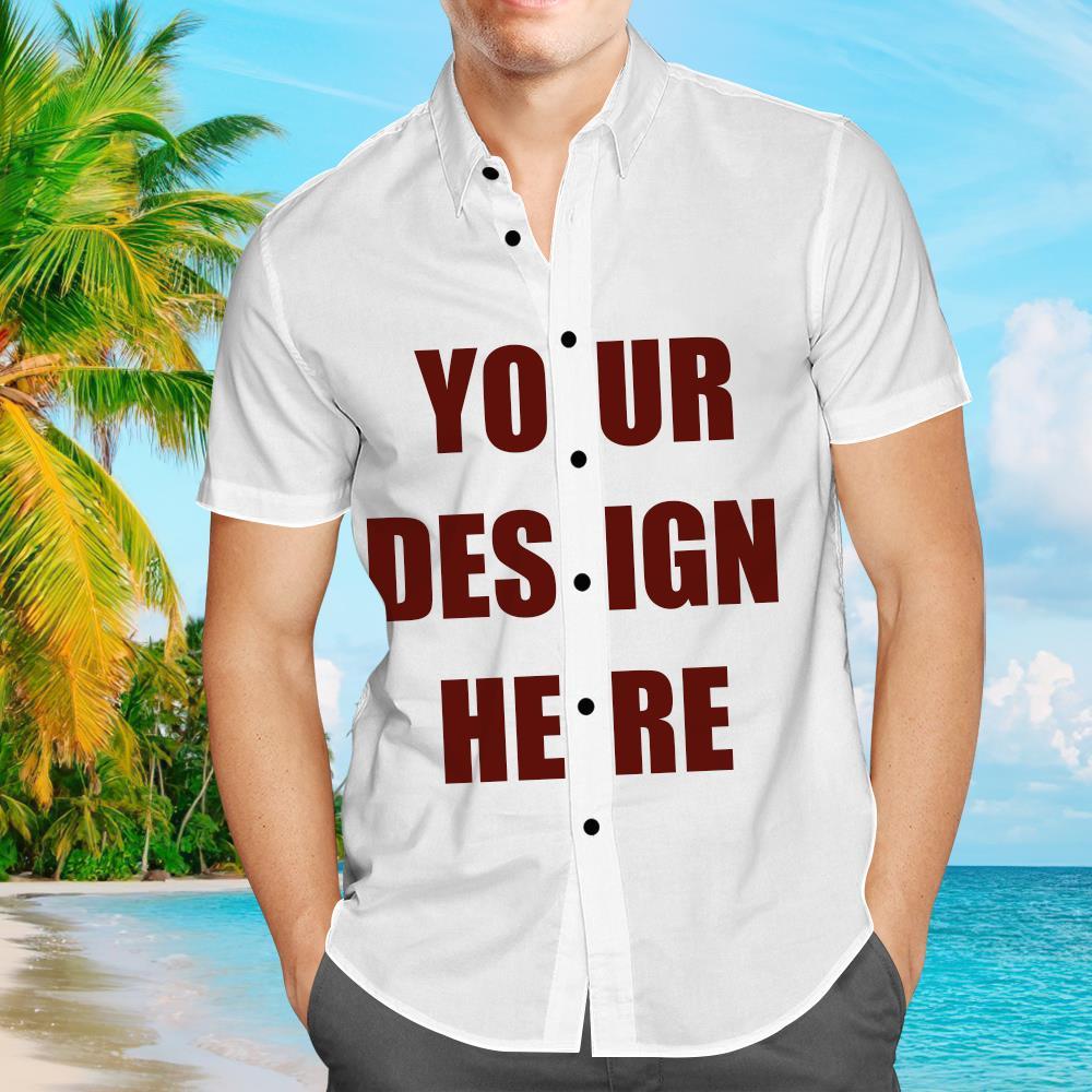 Design Your Own Hawaiian Shirt Personalized Hawaiian Shirt - MyFaceSocksAu