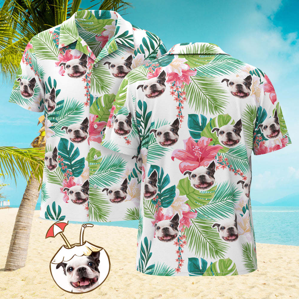 Custom Face All Over Print Hawaiian Shirt - myfacesocks