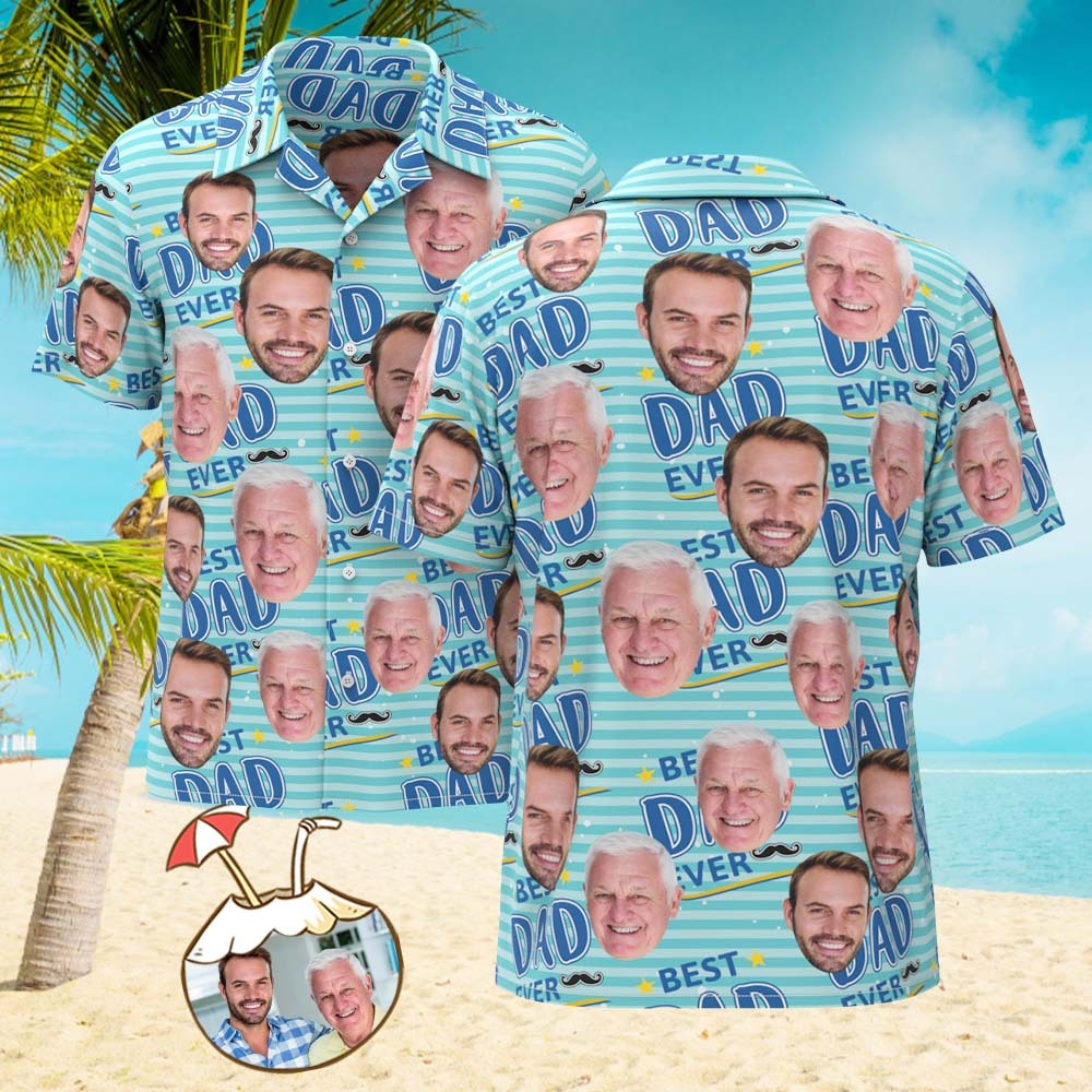 Custom Face All Over Print Hawaiian Shirt - myfacesocks