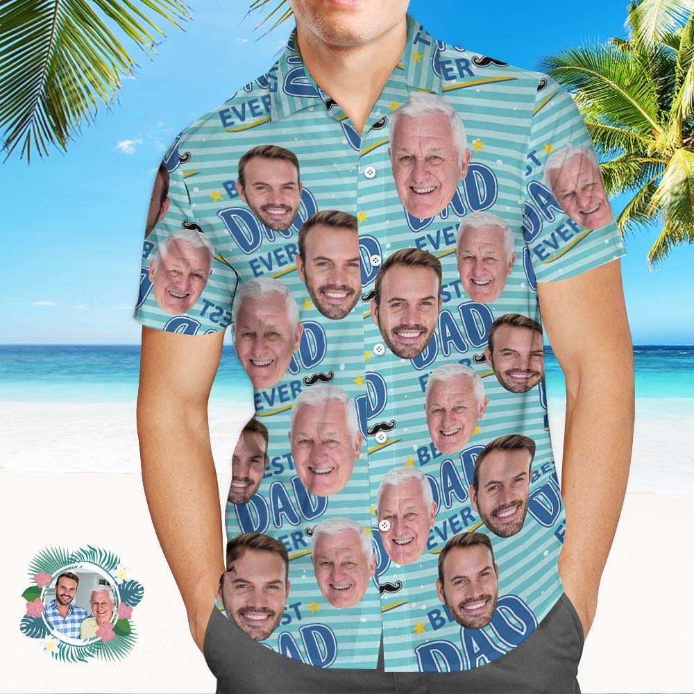 Custom Face All Over Print Hawaiian Shirt - myfacesocks