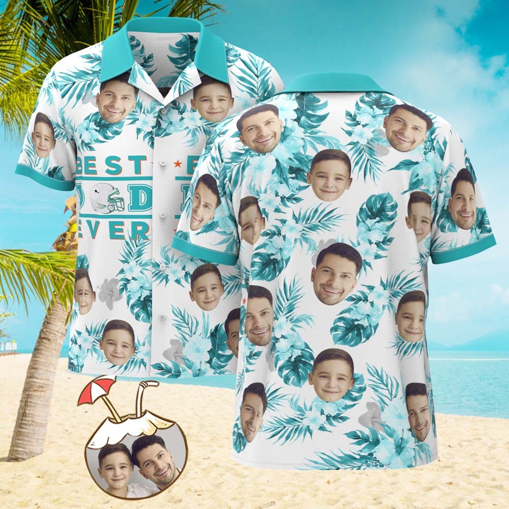 Custom Face All Over Print Hawaiian Shirt - myfacesocks