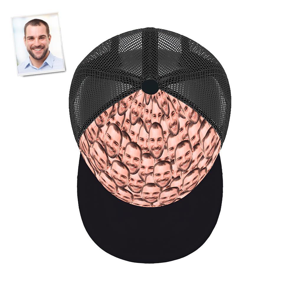 Custom Cap Personalised Mash Face Baseball Caps Adults Unisex Printed Fashion Caps Gift - MyFaceSocksAu