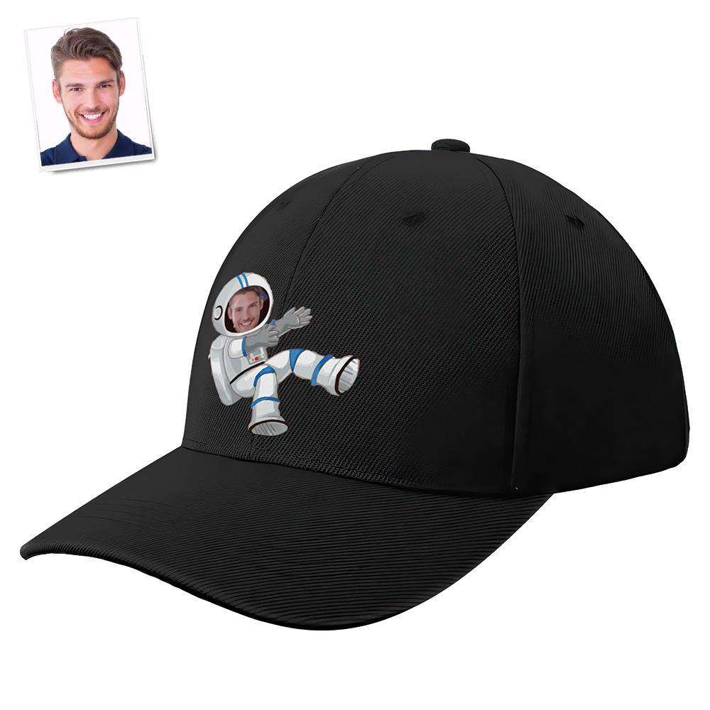 Custom Cap Personalised Face Baseball Caps Adults Unisex Printed Fashion Caps Gift - Astronaut - MyFaceSocksAu