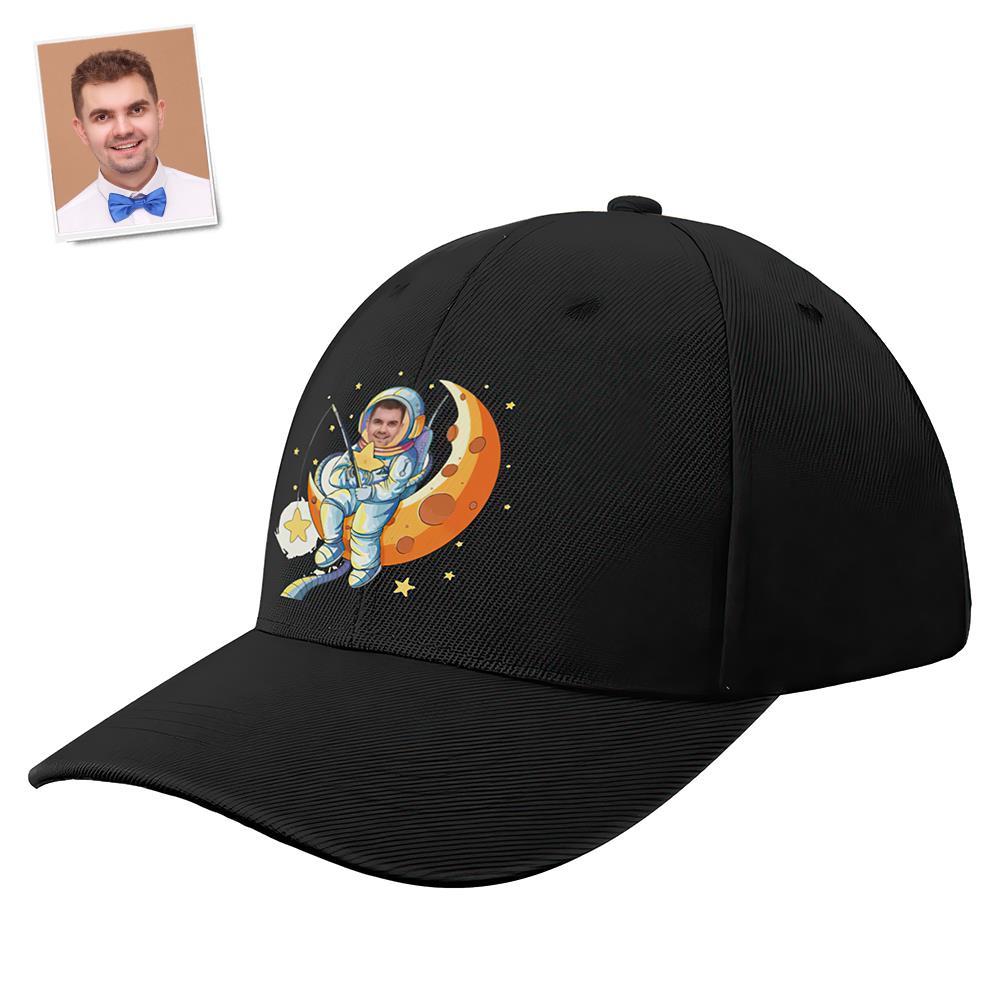 Custom Cap Personalised Face Baseball Caps Adults Unisex Astronaut Printed Fashion Caps Gift - MyFaceSocksAu