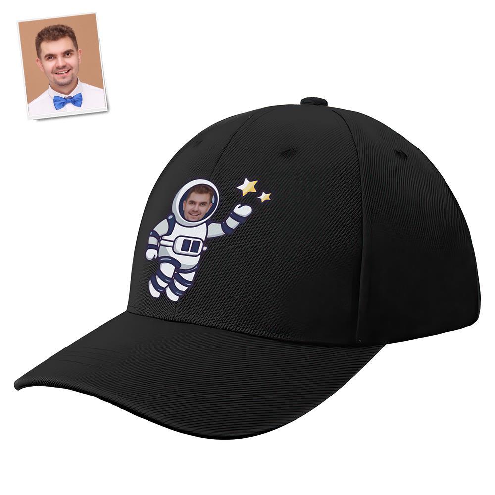 Custom Cap Personalised Face Baseball Caps Astronaut Printed Fashion Caps Gift Adults Unisex - MyFaceSocksAu