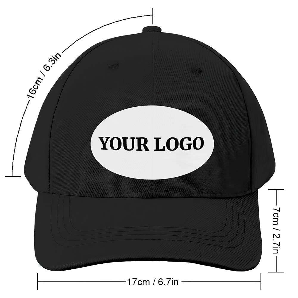 Custom Logo Cap Personalised Photo Baseball Caps Adults Unisex Printed Fashion Caps Gift - MyFaceSocksAu