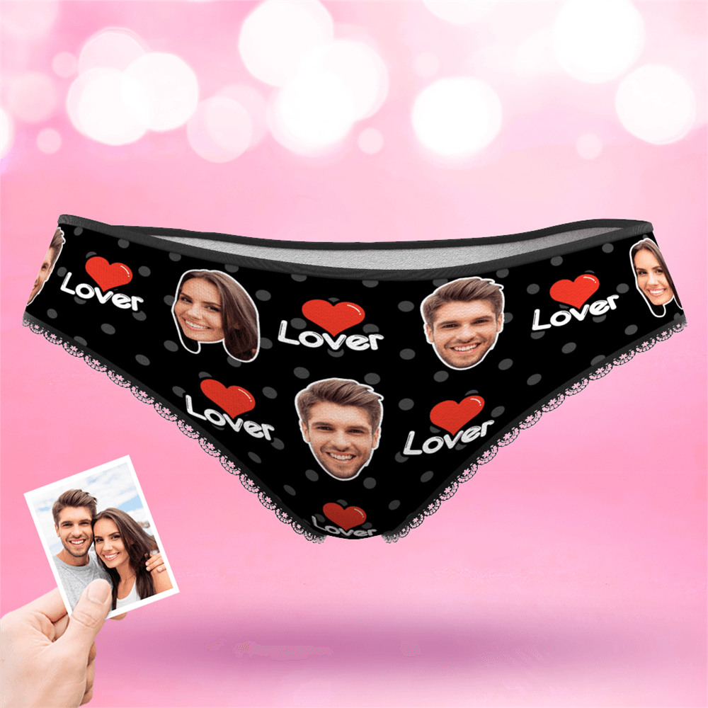 Custom Face Colorful Womens Panties-Lover Personalized LGBT Gifts - MyFaceSocksAu