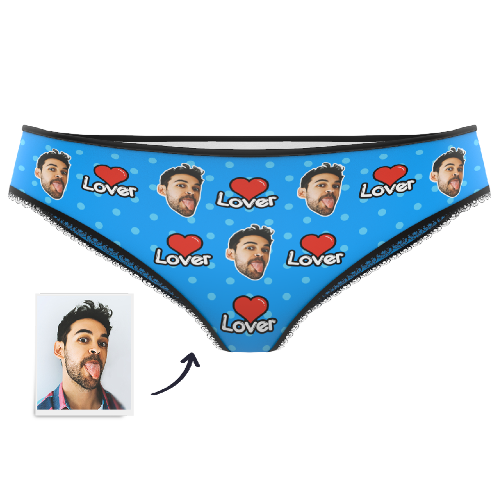 Custom Face Colorful Womens Panties-Lover Personalized LGBT Gifts - MyFaceSocksAu
