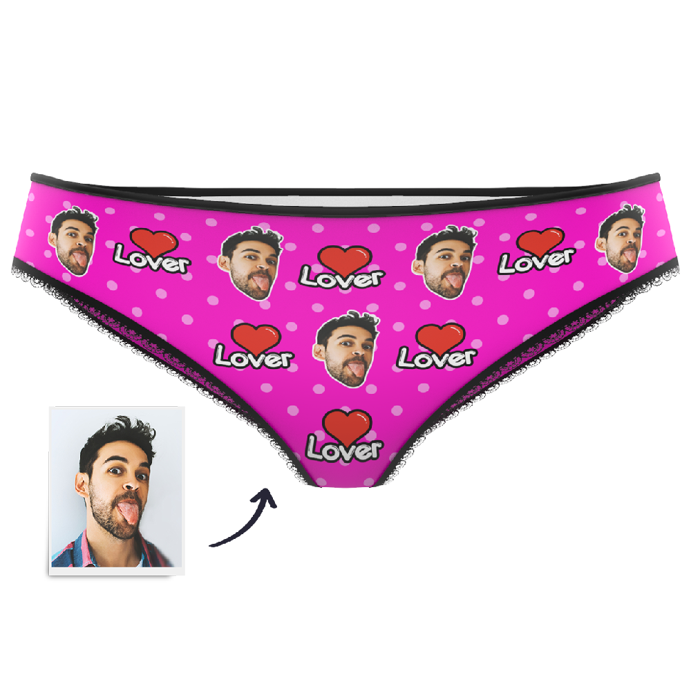 Custom Face Colorful Womens Panties-Lover Personalized LGBT Gifts - MyFaceSocksAu