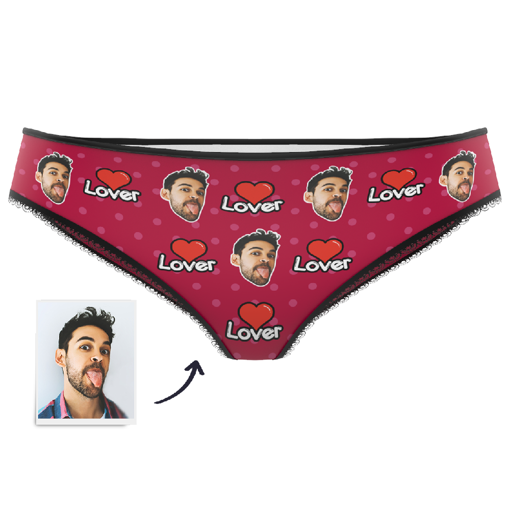 Custom Face Colorful Womens Panties-Lover Personalized LGBT Gifts - MyFaceSocksAu
