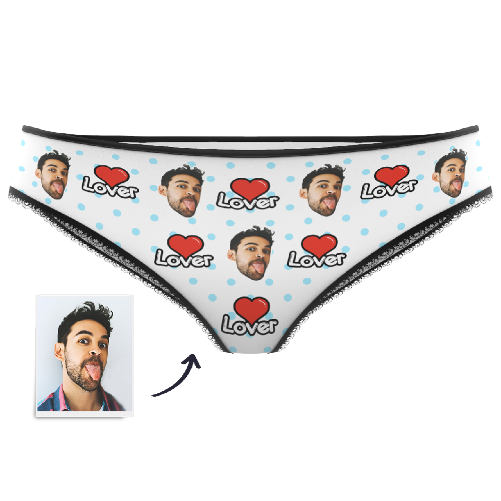 Custom Face Colorful Womens Panties-Lover Personalized LGBT Gifts - MyFaceSocksAu