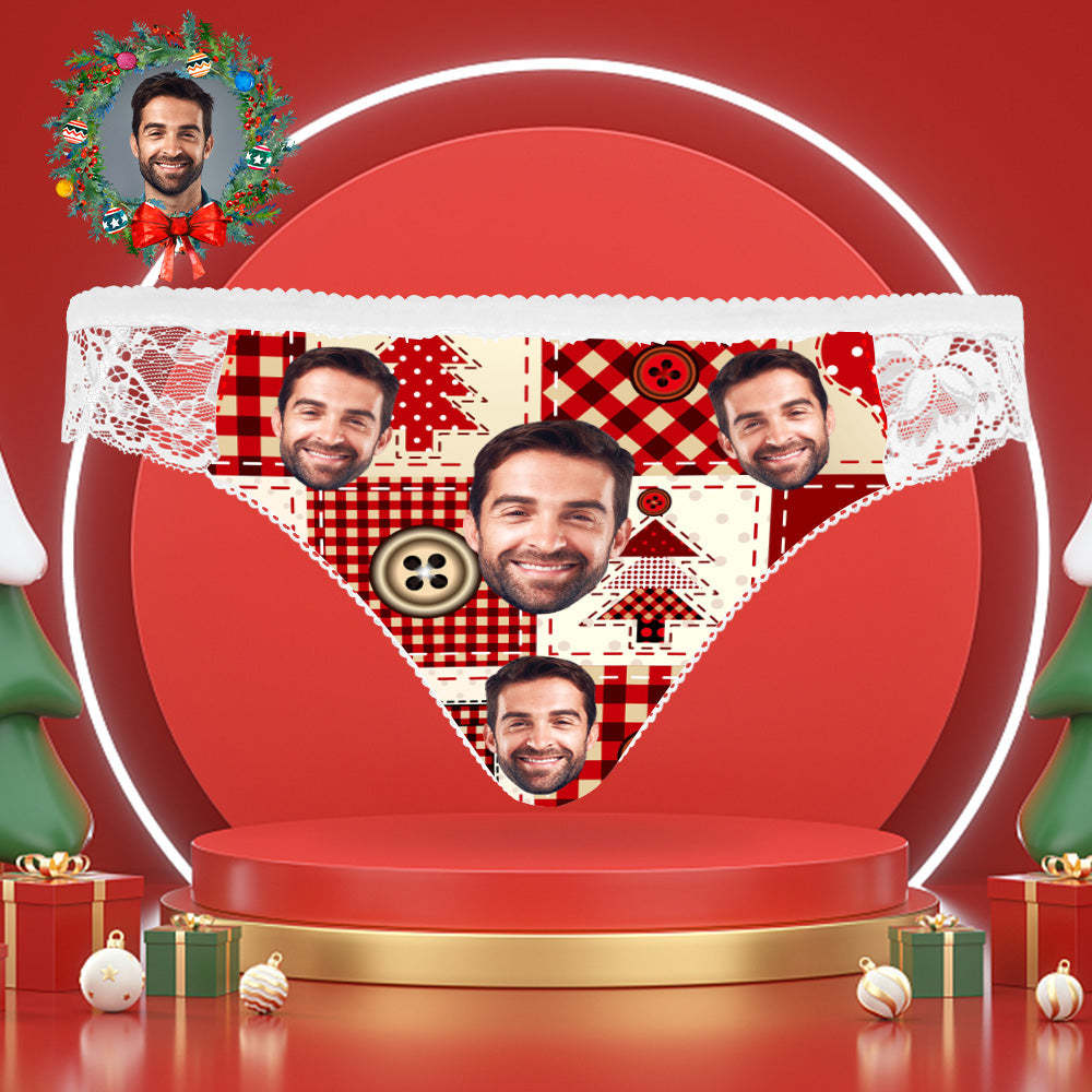 Custom Women Lace Panty Face Sexy Panties Christmas Gifts - MyFaceSocksAu