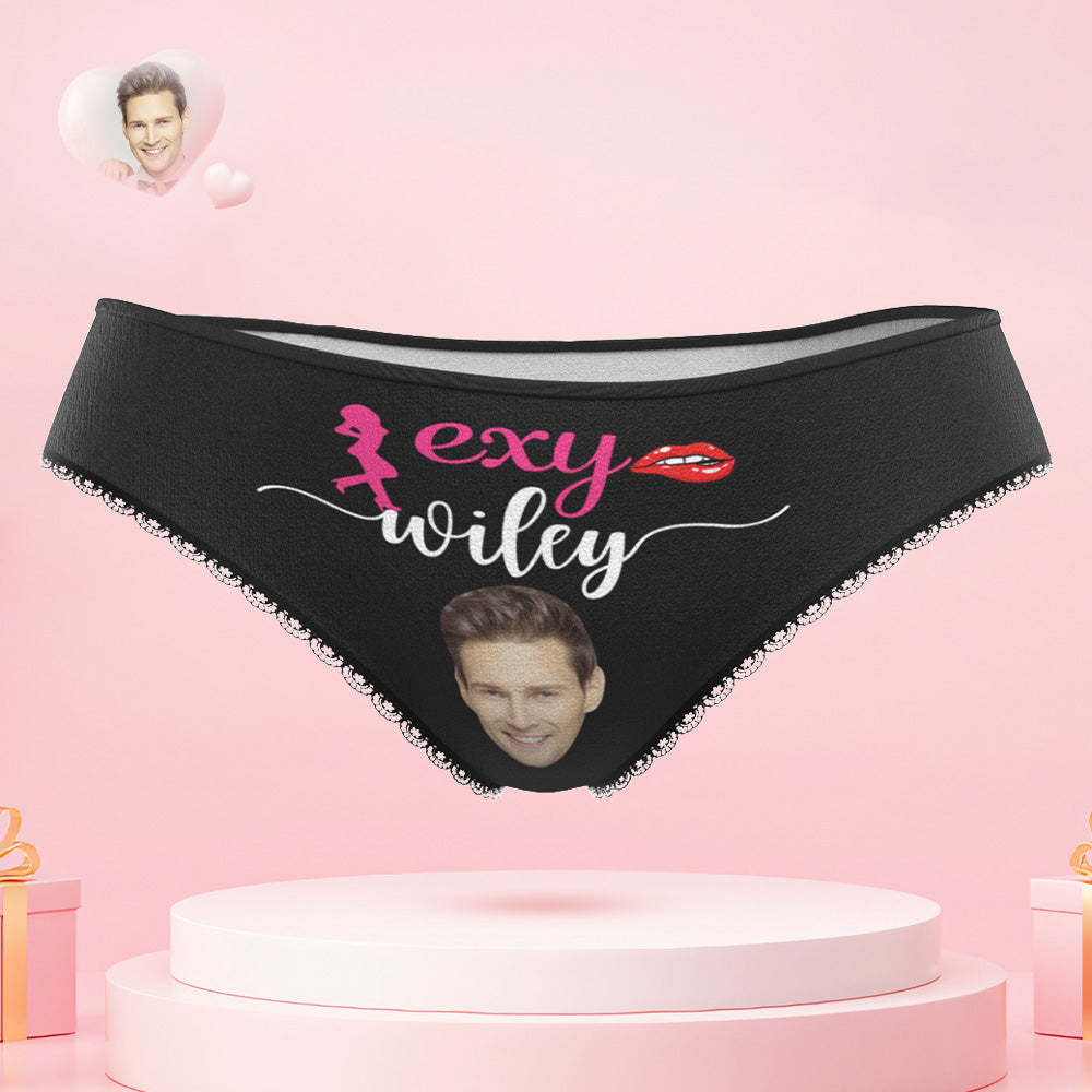 Custom Face Hubby and Wifey Couple Underwear Personalized Underwear Valentine's Day Gift - MyFaceSocksAu