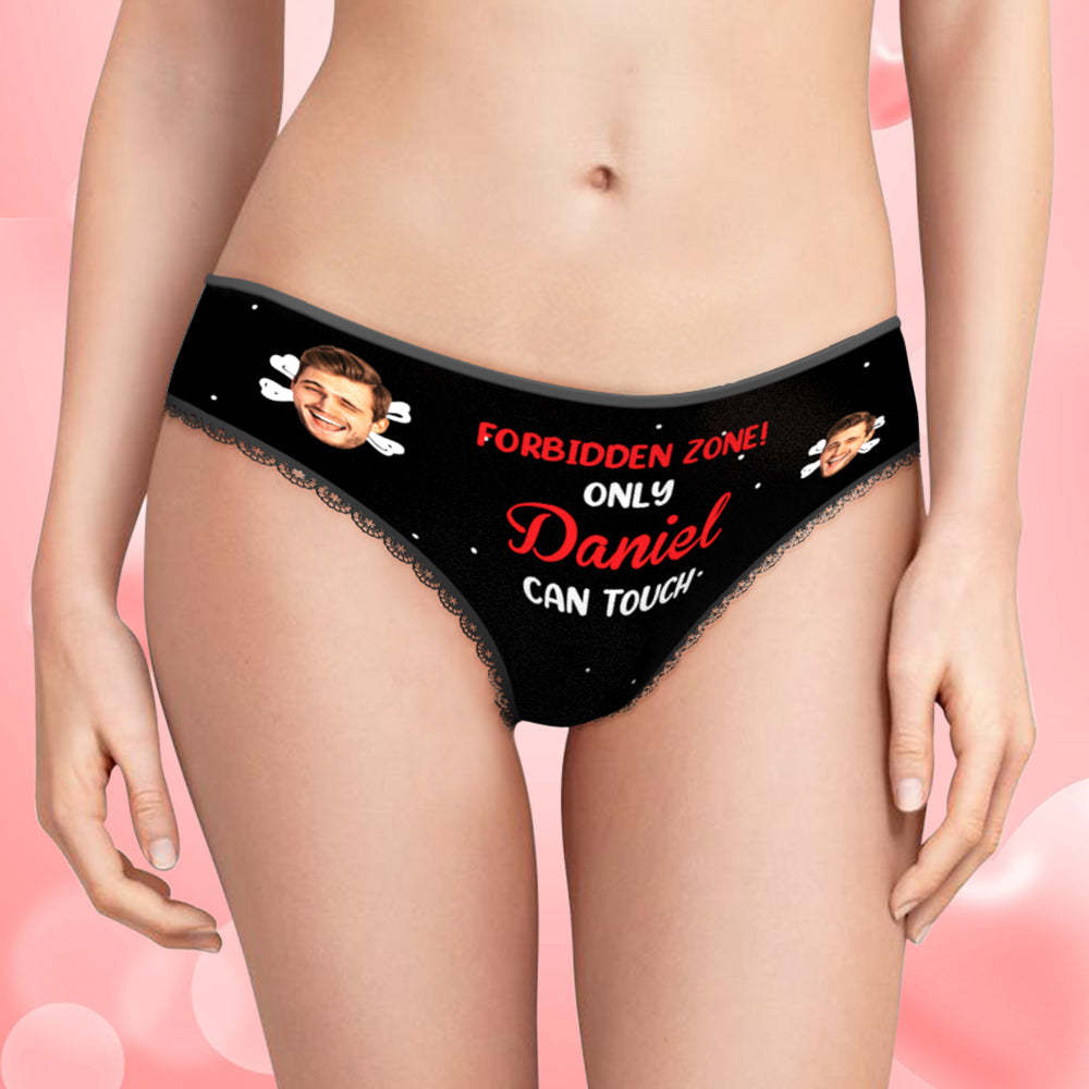 Custom Face Underwear Personalized Name Boxer Briefs and Panties Valentine's Day Gifts for Couple - MyFaceSocksAu