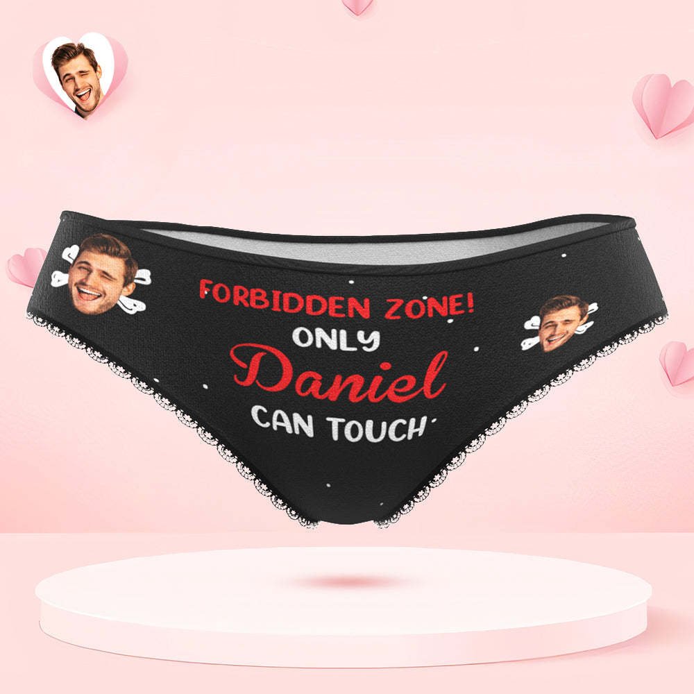 Custom Face Underwear Personalized Name Boxer Briefs and Panties Valentine's Day Gifts for Couple - MyFaceSocksAu