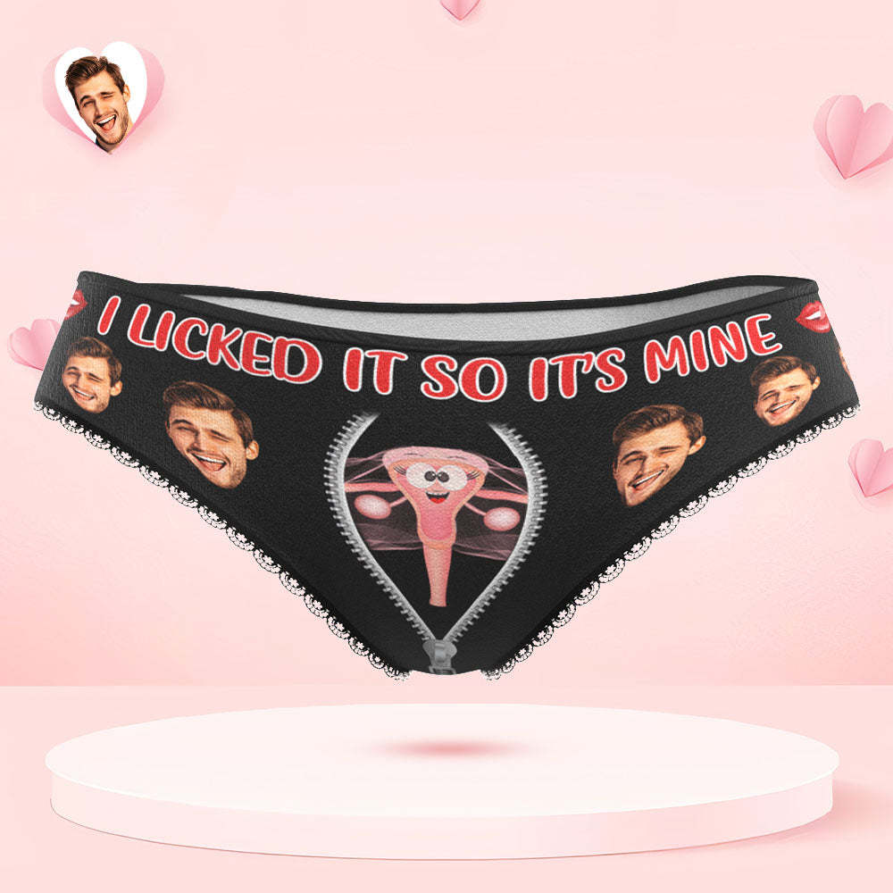 Custom Face Underwear Personalized Boxer Briefs and Panties I SUCKED IT SO IT'S MINE Valentine's Day Gifts for Couple - MyFaceSocksAu