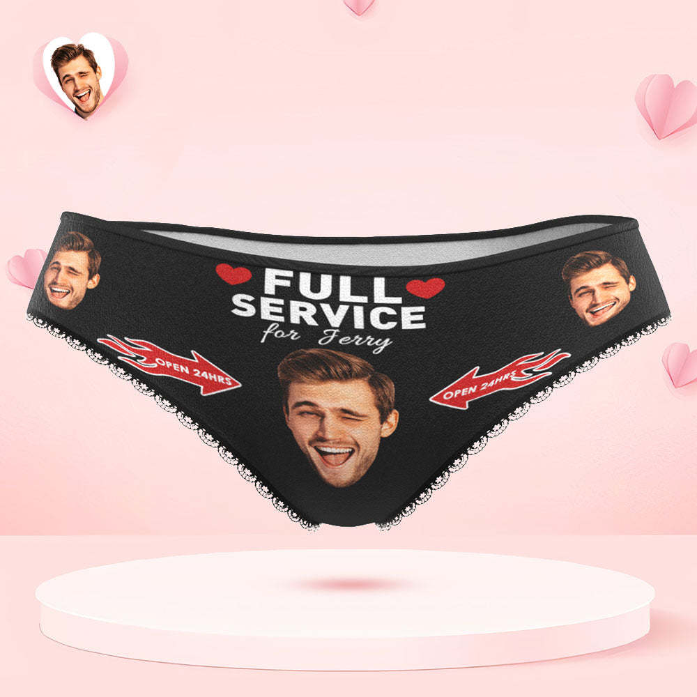 Custom Face Underwear Personalized Name Boxer Briefs and Panties OPEN 24HRS Valentine's Day Gifts for Couple - MyFaceSocksAu