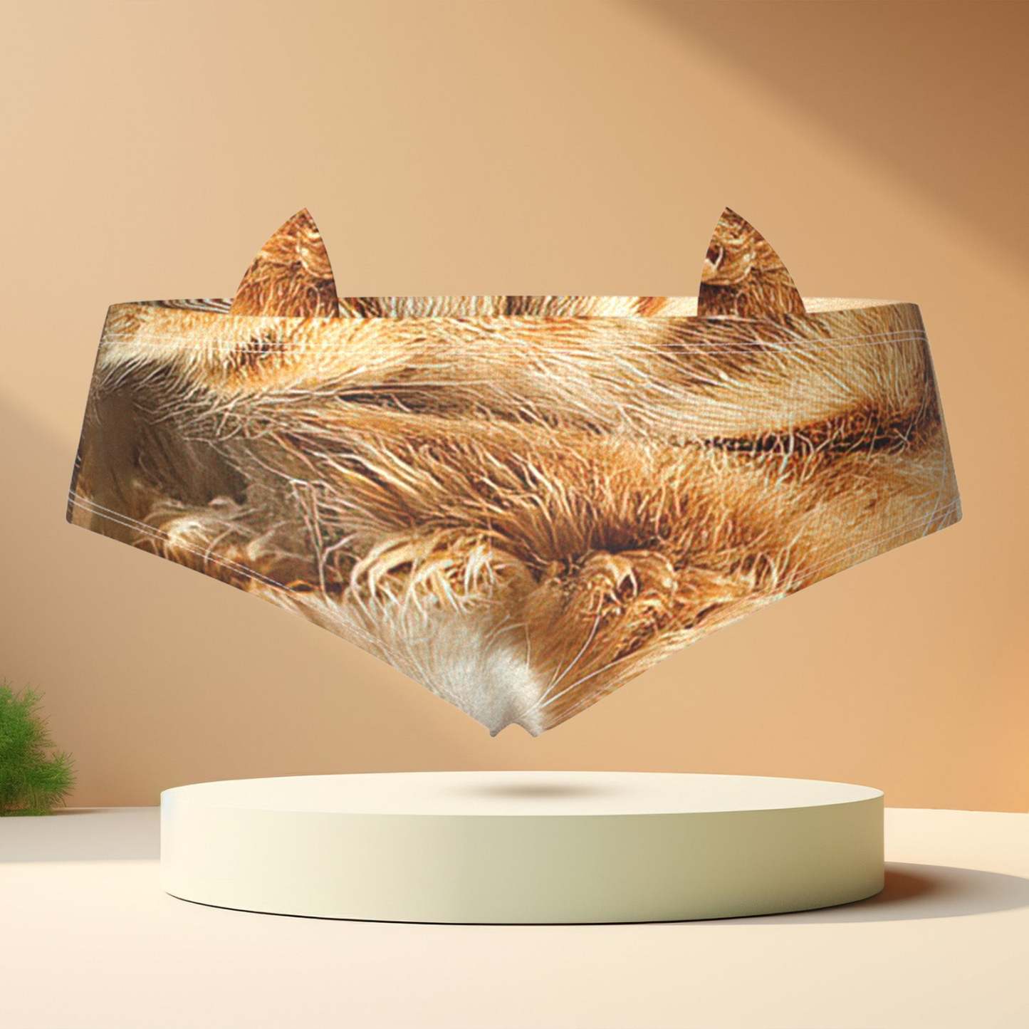 Custom 3D Cartoon Animal Print Hipster Women Panties Cute Underwear With Ears for Pet Lover - MyFaceSocksAu