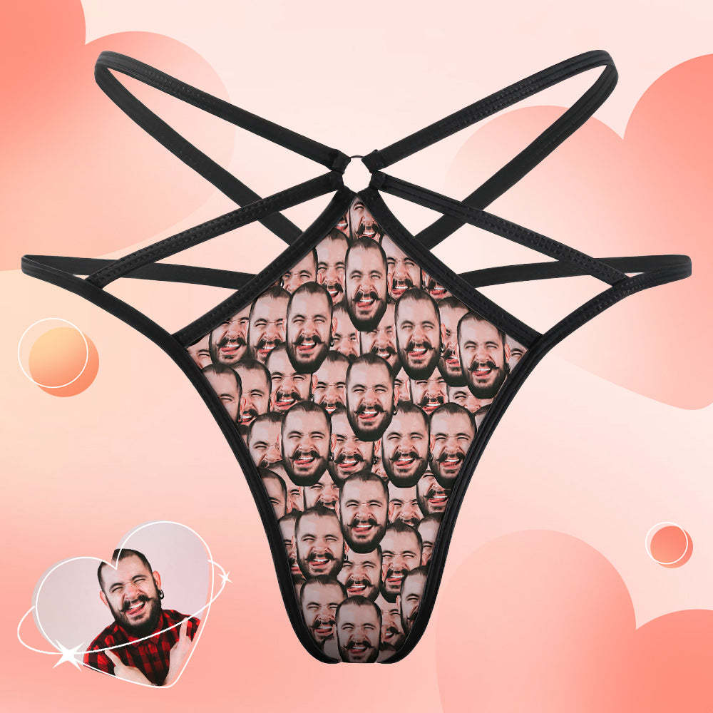 Custom Face Thong Boyfriend Multi Face Funny Sexy Photo Thongs - MyFaceSocksAu