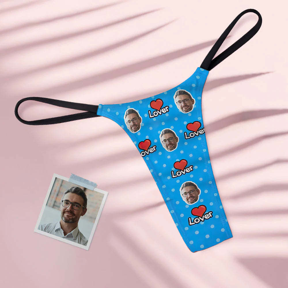 Custom Face Lover Women's Tanga Thong - MyFaceSocksAu