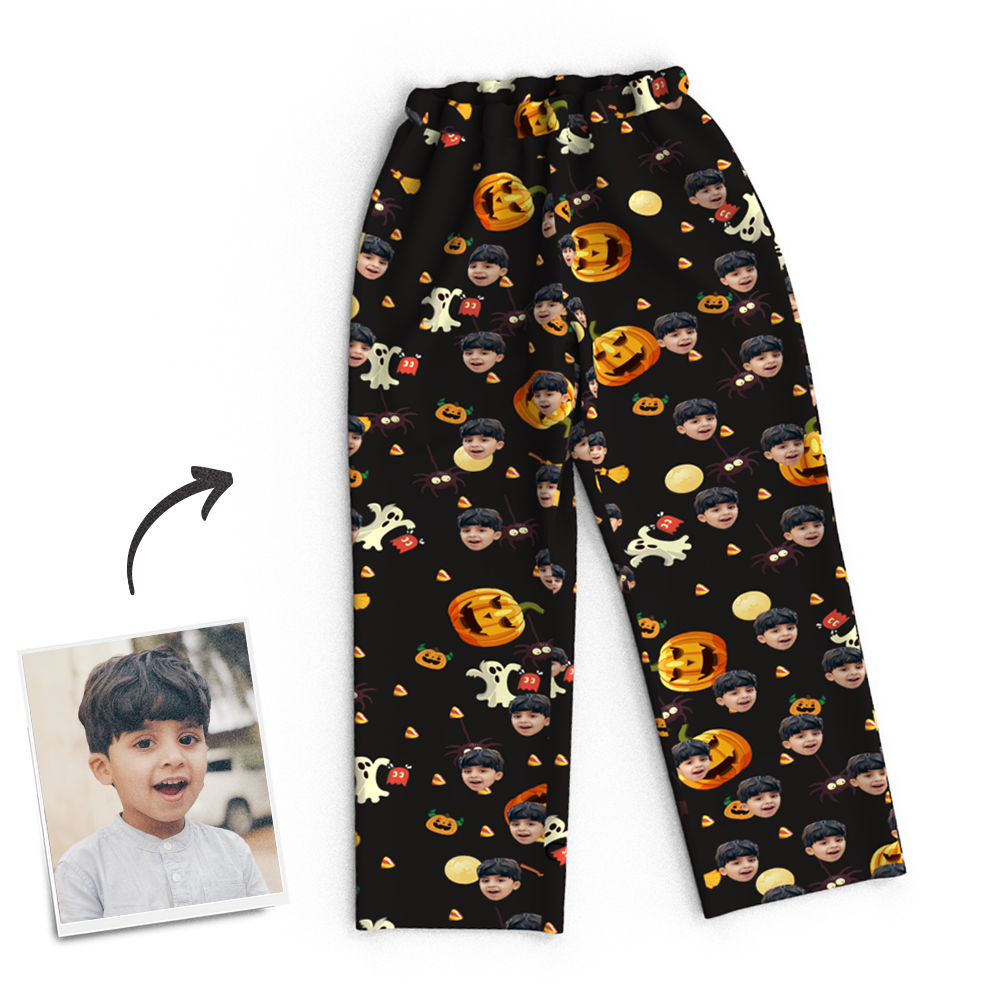 Custom Face Pajamas Halloween For Children - MyFaceSocksAu