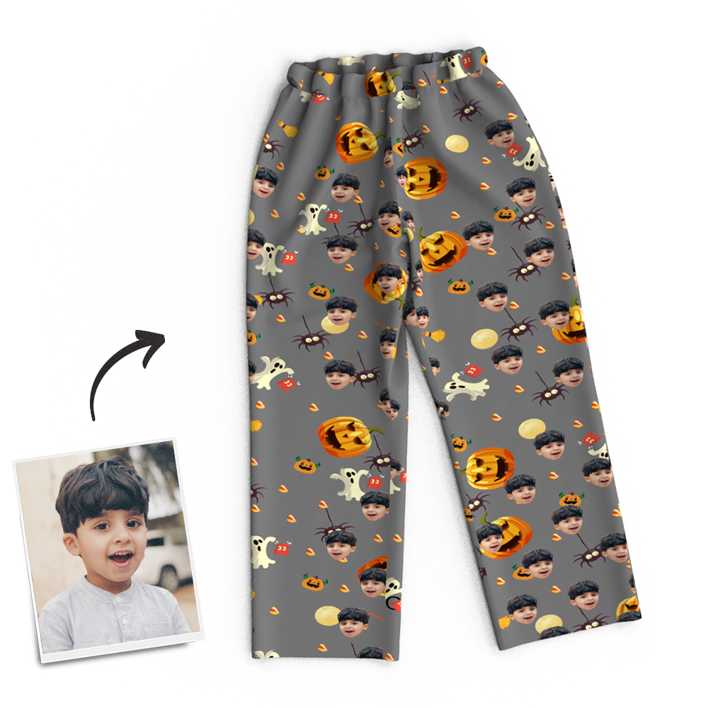 Custom Face Pajamas Halloween For Children - MyFaceSocksAu