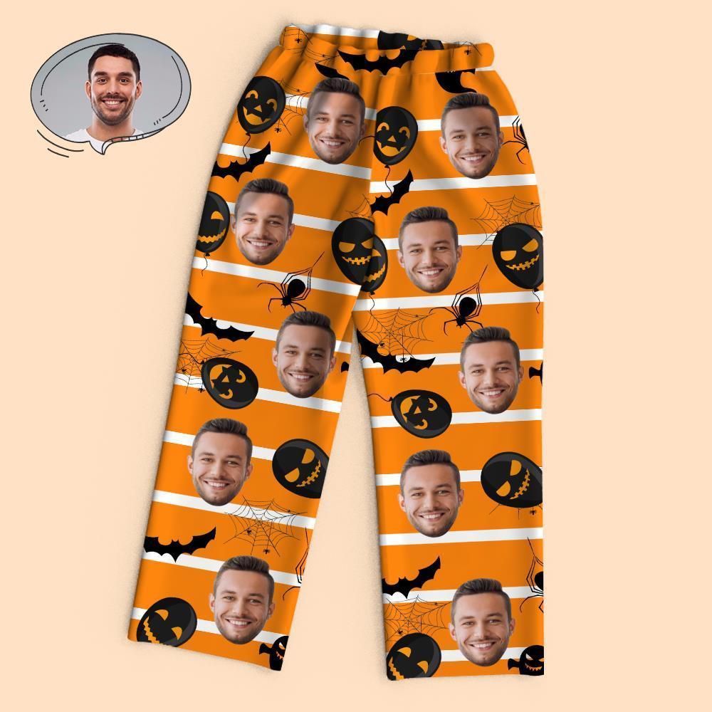 Custom Face Spider Bat Halloween Pajamas - MyFaceSocksAu