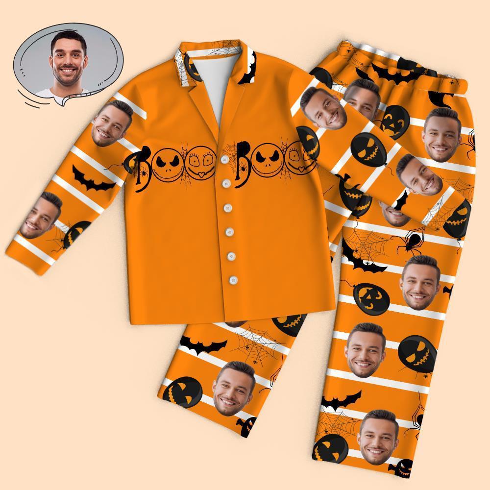 Custom Face Spider Bat Halloween Pajamas - MyFaceSocksAu