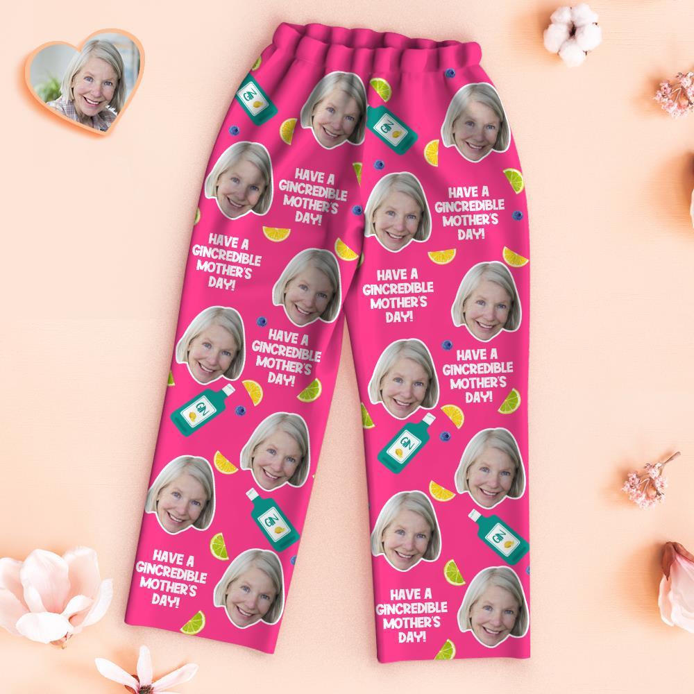 Custom Face Pajamas Have a Cincredible Mother's Day Personalized Photo Pajamas Set Mother's Day Gifts