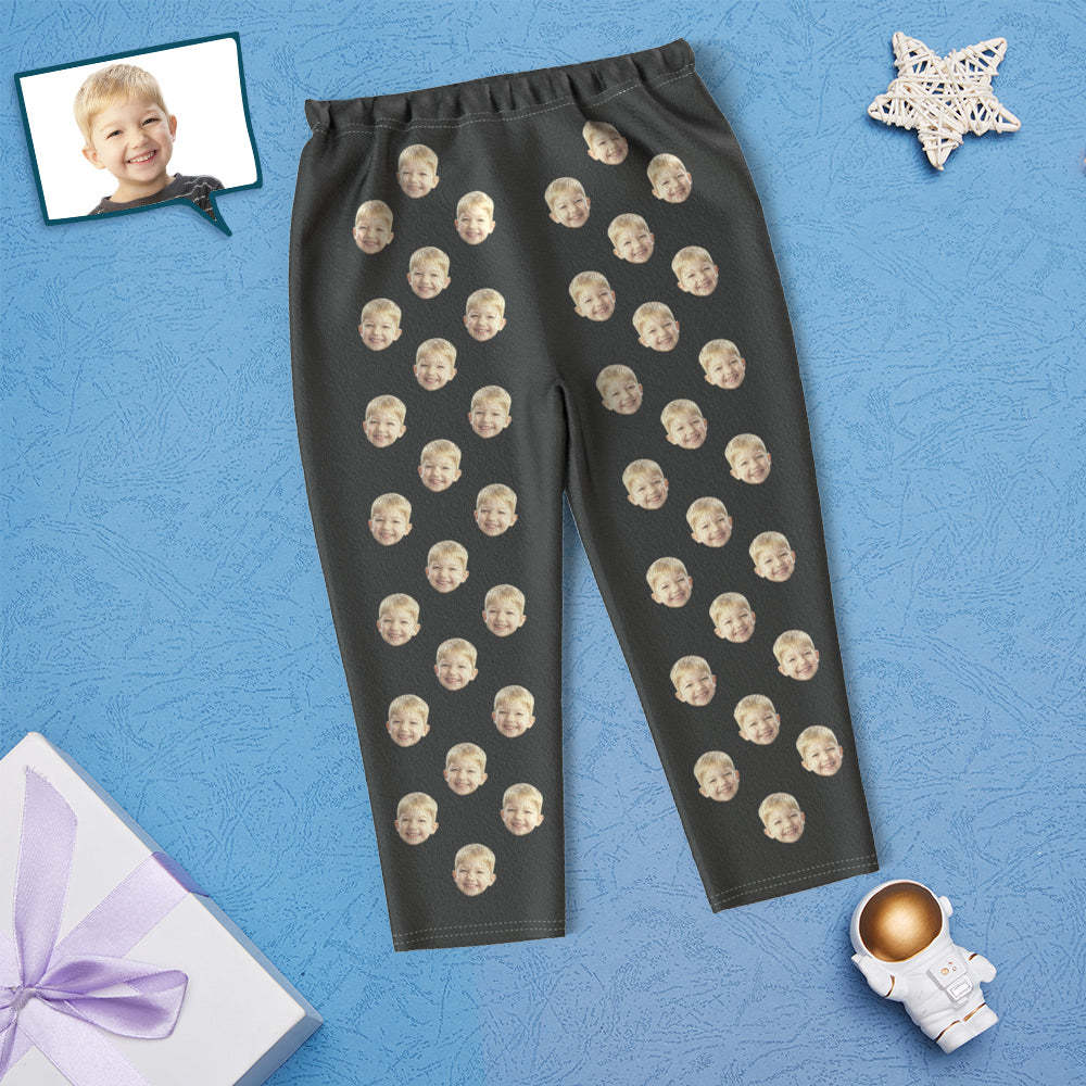 Custom Face Children's Pajamas Personalized Kid's Sleepwear - MyFaceSocksAu