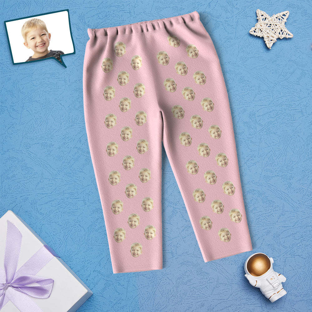 Custom Face Children's Pajamas Personalized Kid's Sleepwear - MyFaceSocksAu