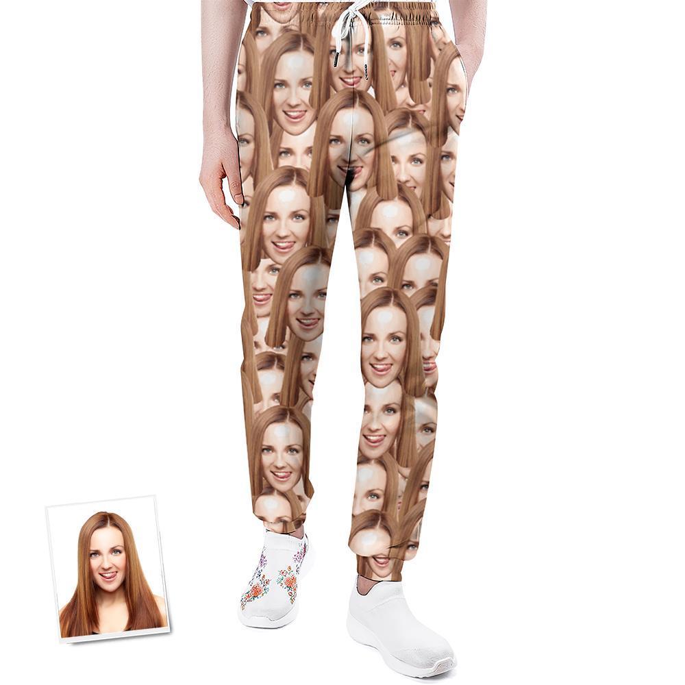 Custom Sweatpants Unisex Joggers with Muti-Face