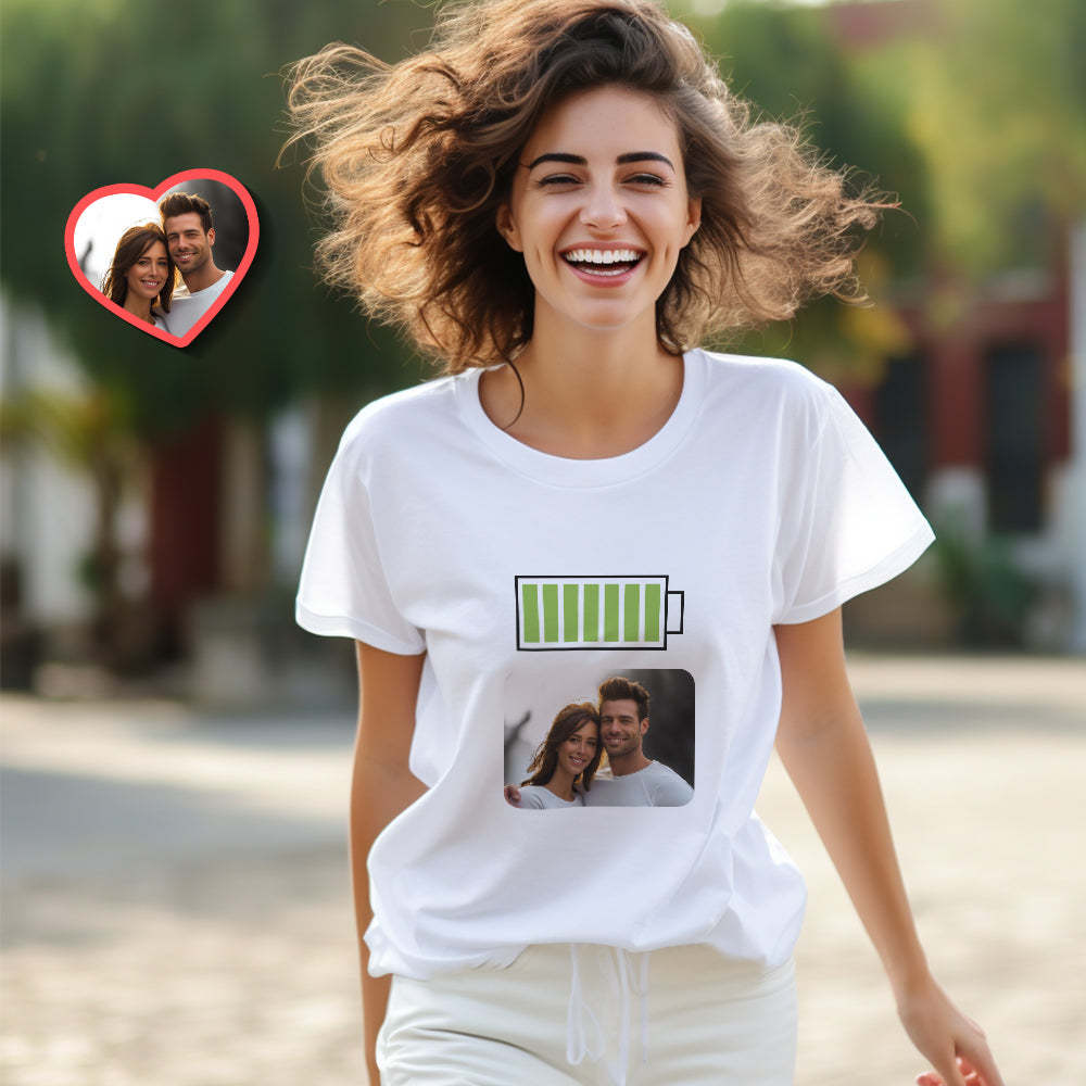 Custom Couple Matching T-shirts HELP ME Personalized Matching Couple Shirts Valentine's Day Gift - MyFaceSocksAu