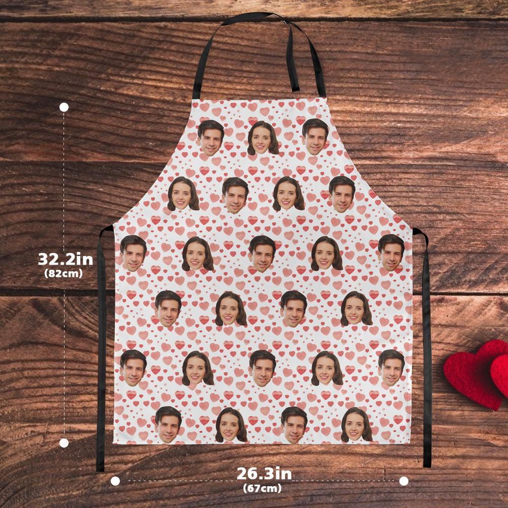 Custom Face Apron - Heart