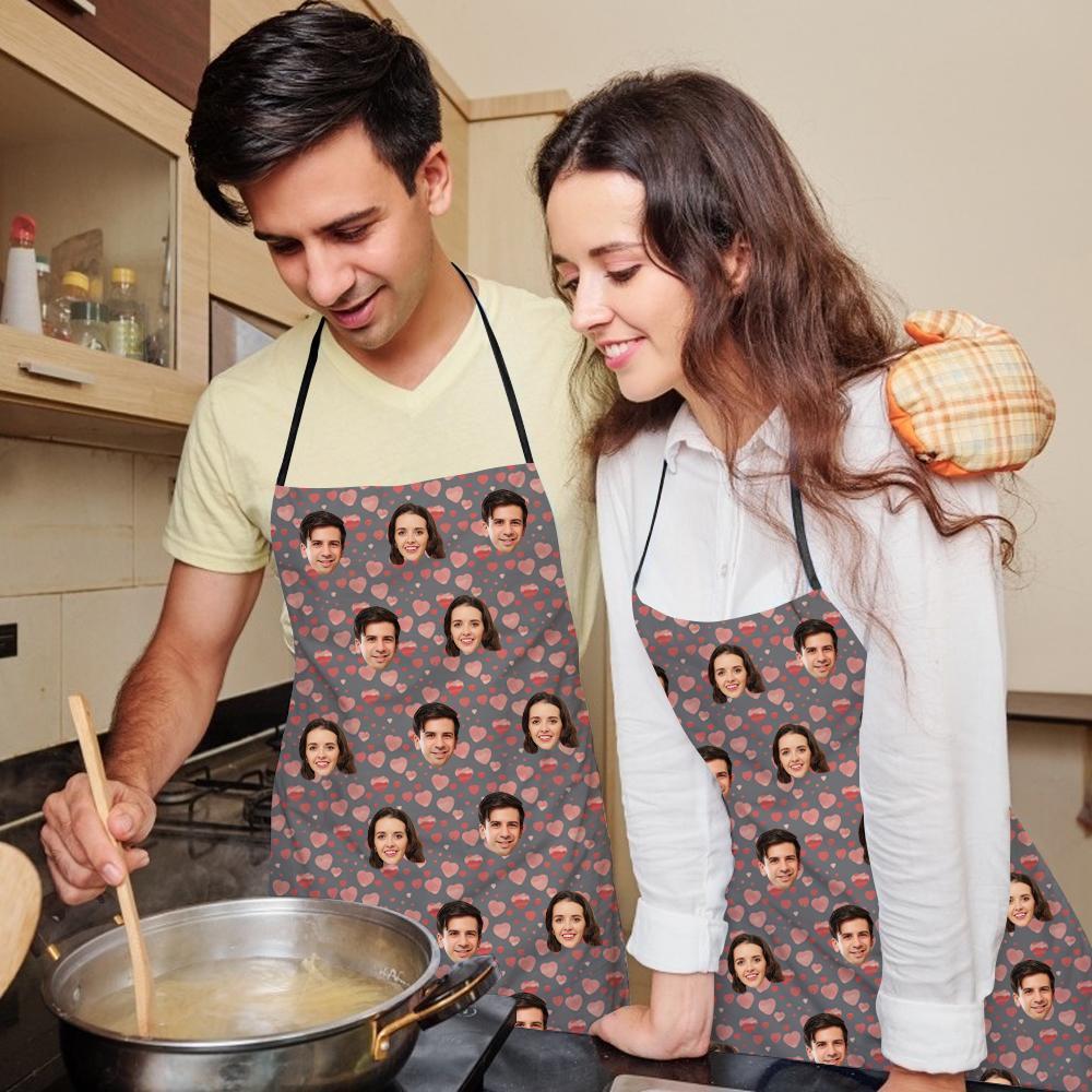 Custom Face Apron - Heart