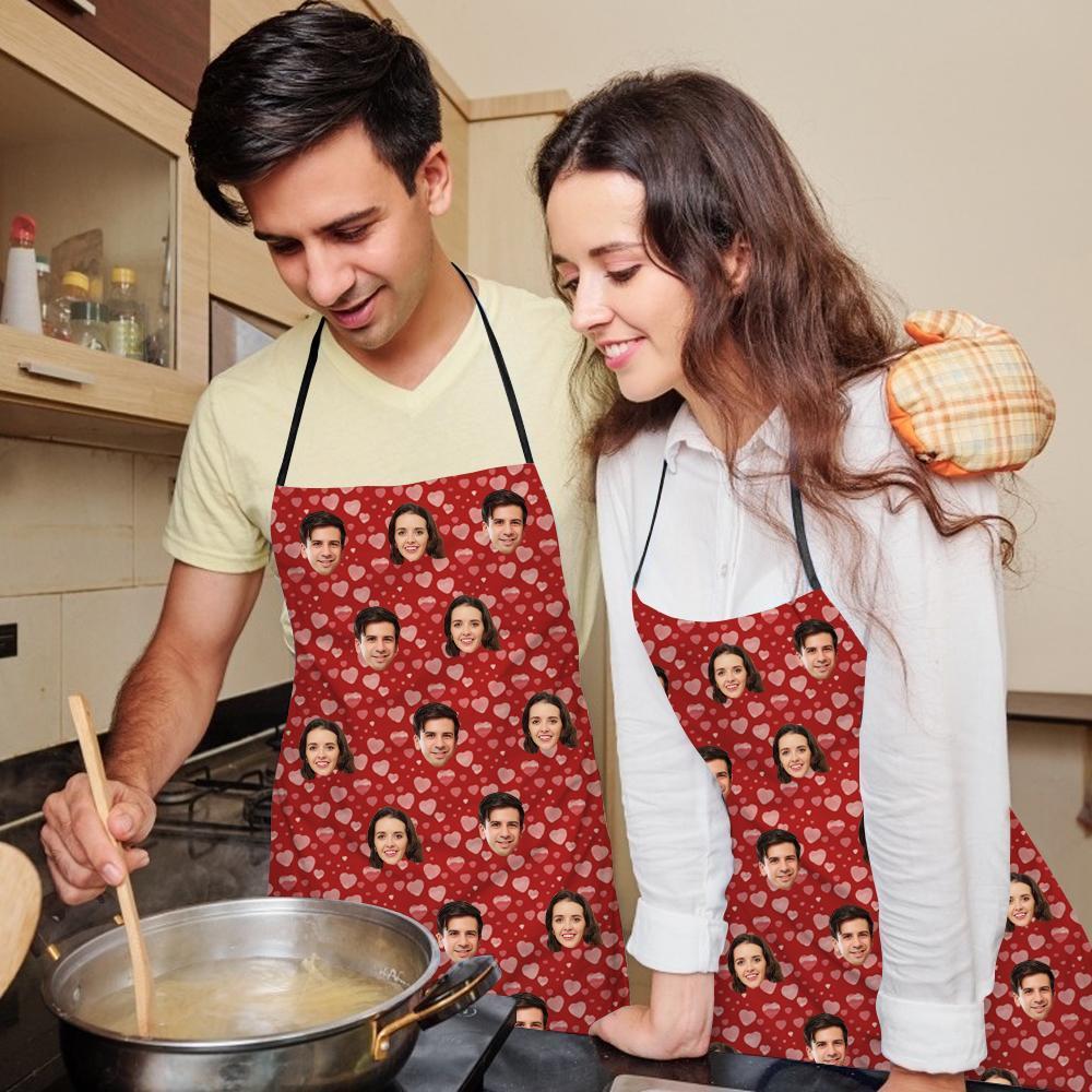 Custom Face Apron - Heart