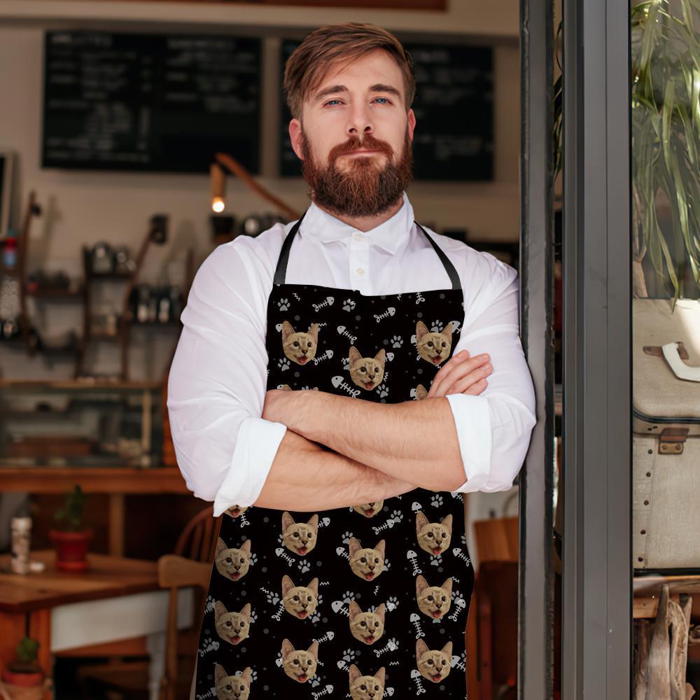 Custom Face Apron - Cat