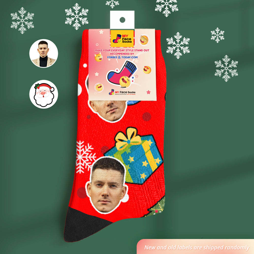 Custom Face Socks Breathable Face Socks Personalised Soft Socks Gifts Christmas - MyFaceSocksAu