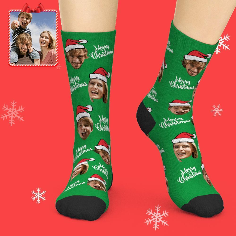 Printed In AU Custom Face Socks Add Pictures Socks