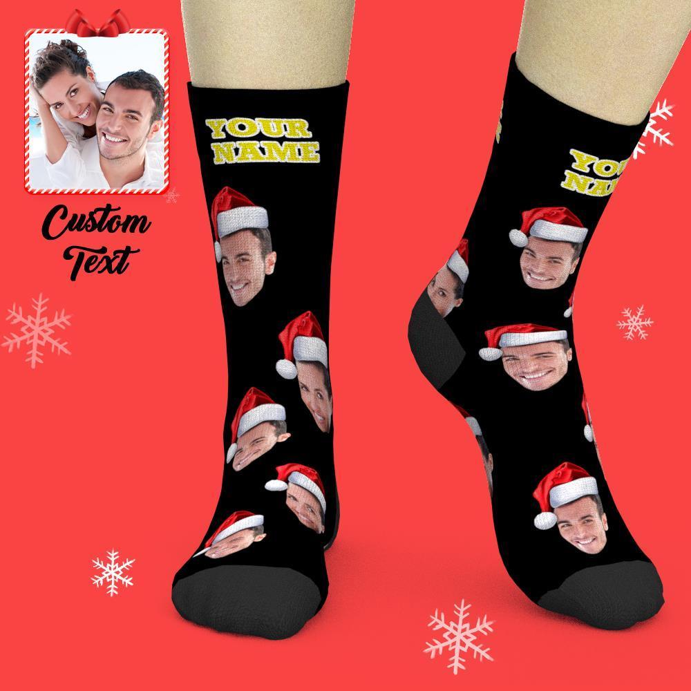 Printed In AU Custom Face Socks Add Pictures Socks
