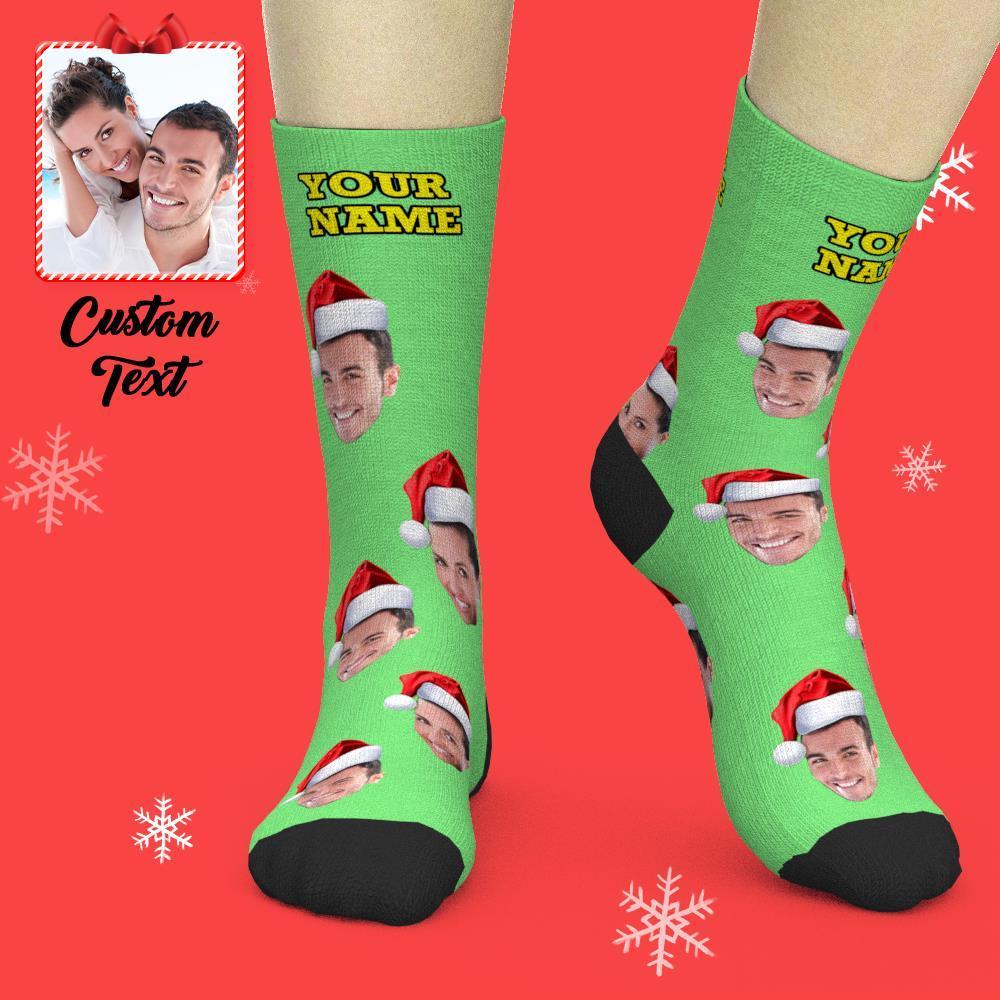 Printed In AU Custom Face Socks Add Pictures Socks
