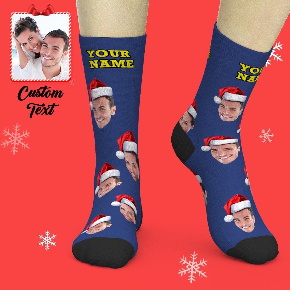 Printed In AU Custom Face Socks Add Pictures Socks