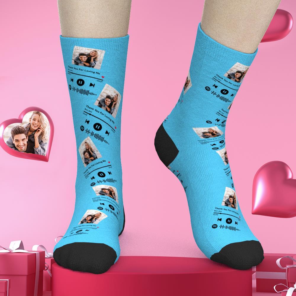 Printed In AU Custom Face Socks Add Pictures Socks