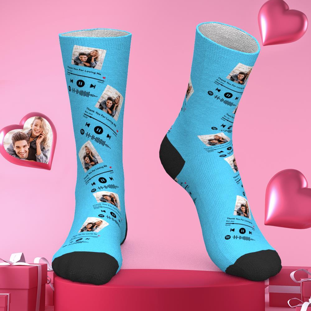 Printed In AU Custom Face Socks Add Pictures Socks