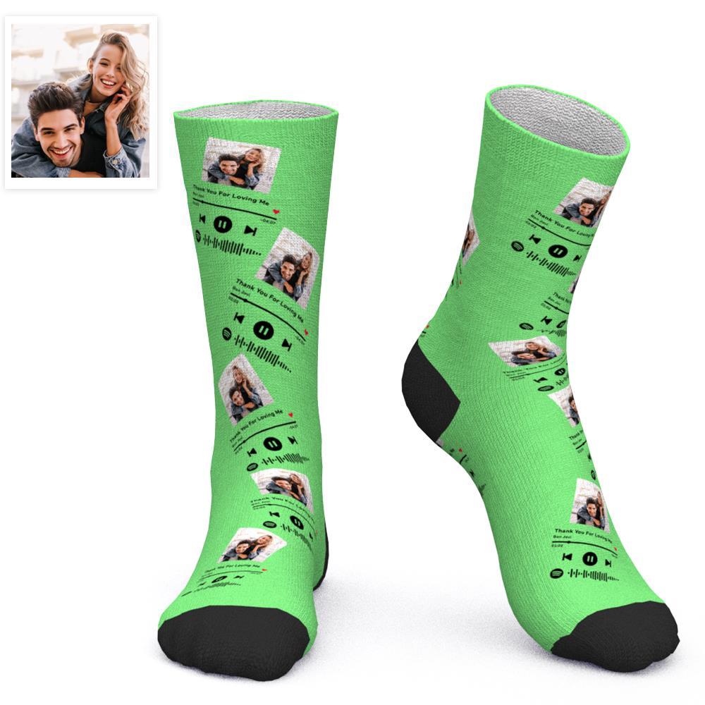 Printed In AU Custom Face Socks Add Pictures Socks
