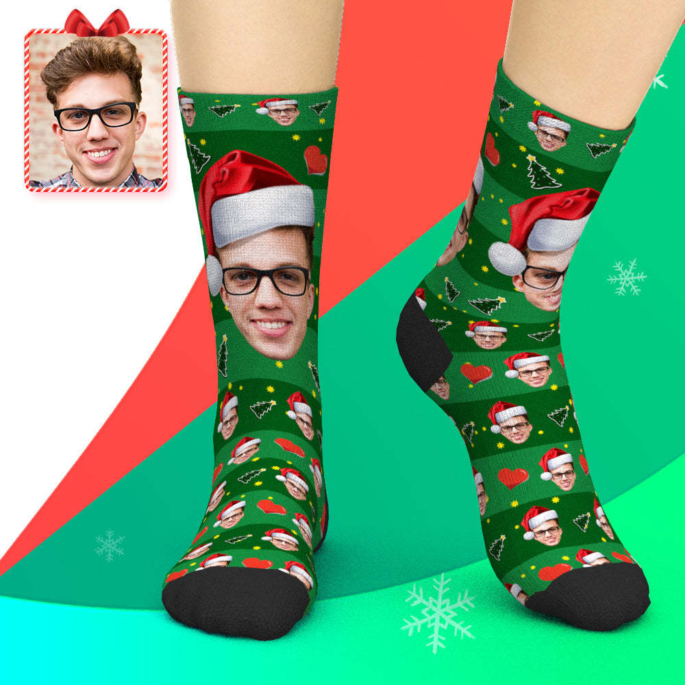 Printed In AU Custom Face Socks Add Pictures Socks