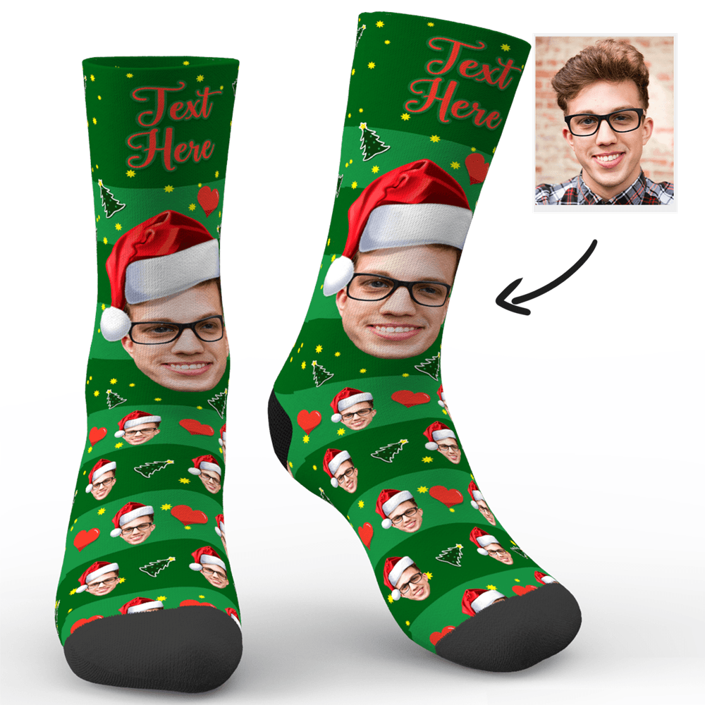 Printed In AU Custom Face Socks Add Pictures Socks