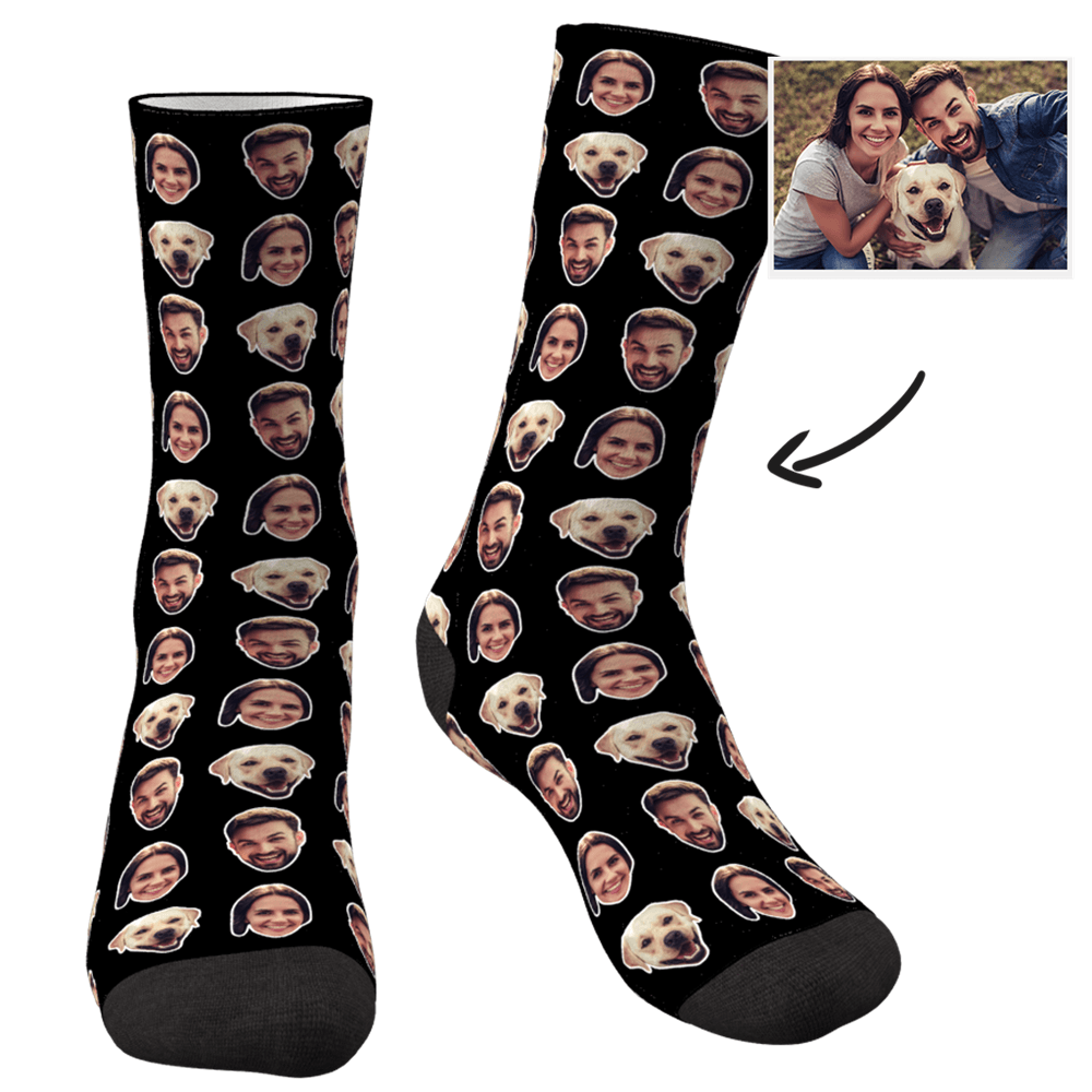 Custom Corlorful Socks With Your Photo - MyFaceSocks