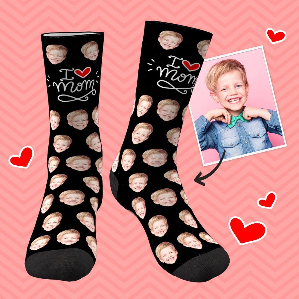 Printed In AU Custom Face Socks Add Pictures Socks