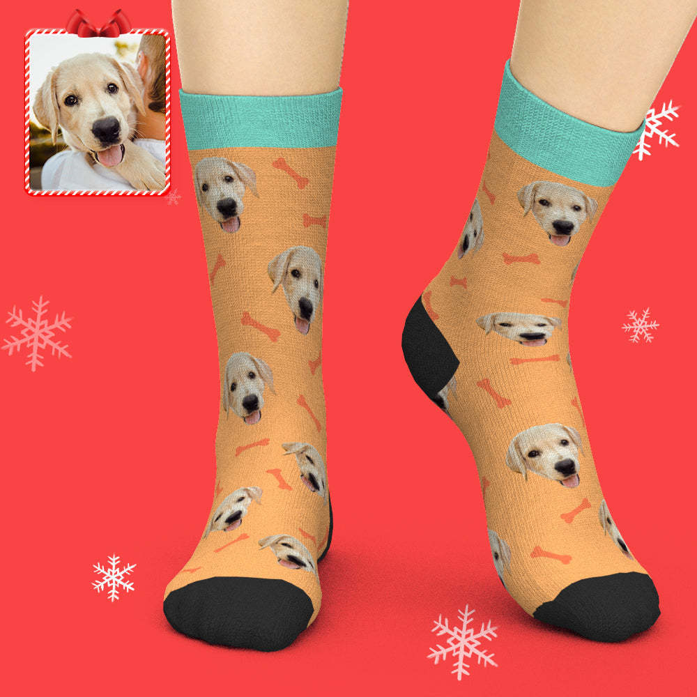 Printed In AU Custom Face Socks Add Pictures Socks